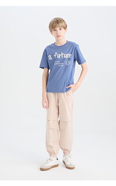 DeFacto Erkek Çocuk Jogger Standart Paça Paraşüt Pantolon