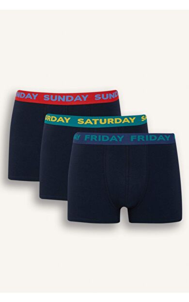 DeFacto Regular Fit 3'lü Boxer D9873AX25SPNV135