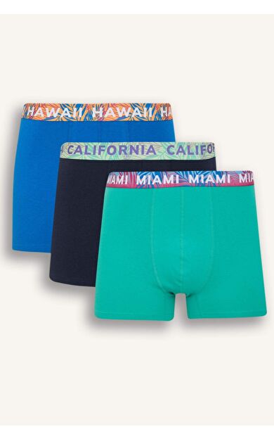 DeFacto Regular Fit 3'lü Boxer D9874AX25SPNV135