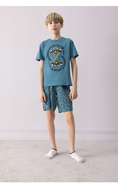 DeFacto Erkek Çocuk Regular Fit 2'li Pijama Takımı D9989A825SMBE536