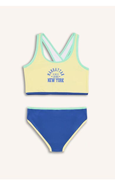 DeFacto Kız Çocuk Baskılı Bikini Takımı