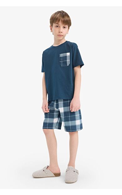 DeFacto Erkek Çocuk Regular Fit 2'li Pijama Takımı E0020A825HSNV257