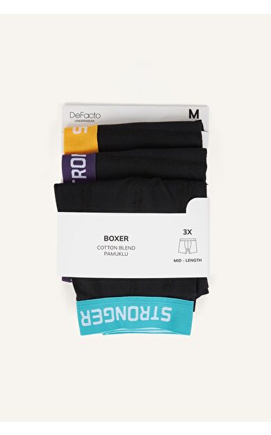 DeFacto Regular Fıt 3'lü Boxer