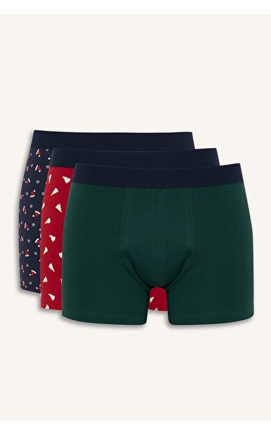 Regular Fit 3'lü Boxer