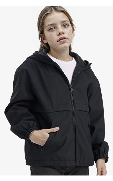 Su İtici Kapüşonlu Yağmurluk Kız Çocuk