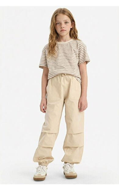 DeFacto Kız Çocuk Paraşüt Jogger Paça Pantolon E0160A825SMBG286