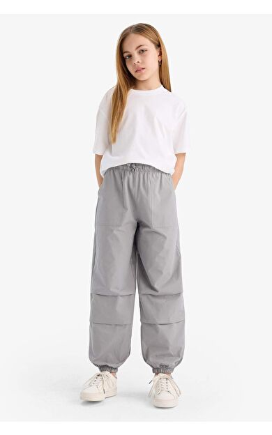 DeFacto Kız Çocuk Paraşüt Jogger Paça Pantolon E0160A825SMGR453
