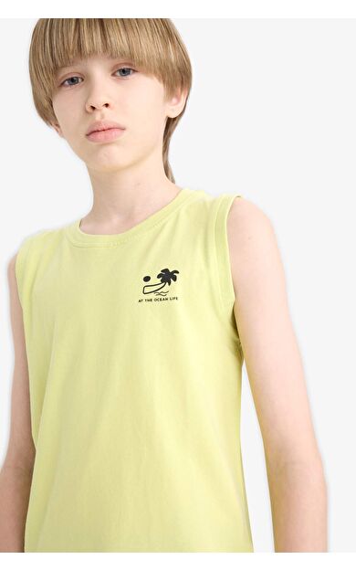 DeFacto Erkek Çocuk Bisiklet Yaka Atlet E0192A825HSGN664