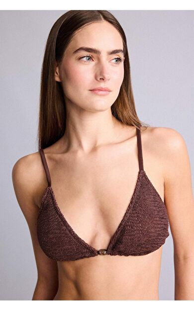 DeFacto Regular Fıt Bürümcük Bikini Üstü