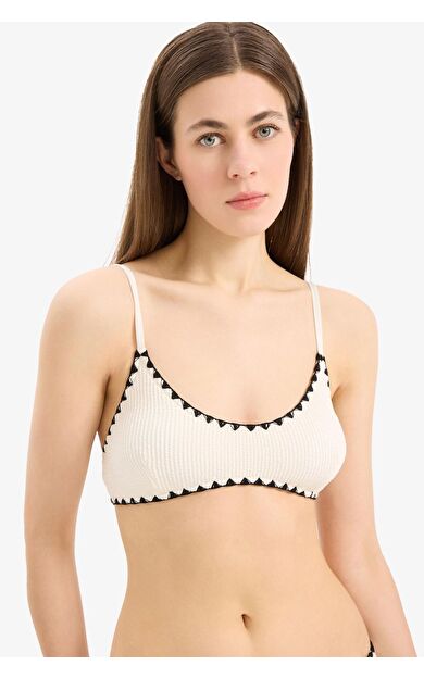 DeFacto Fall in Love Regular Fit Bürümcük Bikini Üstü E0306AX25SMWT16