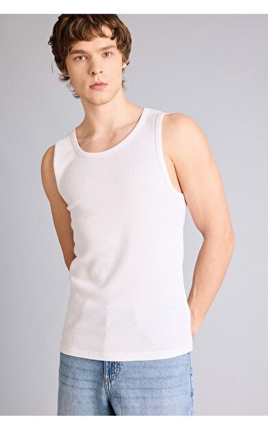 DeFacto Slım Fıt Bisiklet Yaka Ribana Atlet