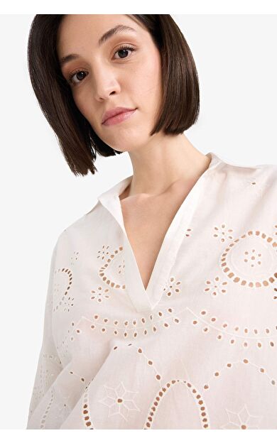 Regular Fit Brode Plaj Gömleği-Fall in Love