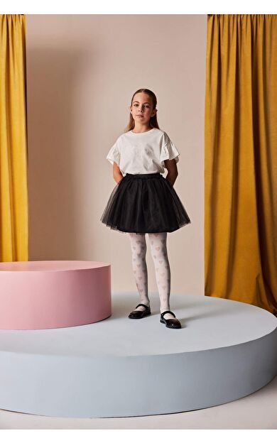 DeFacto Kız Çocuk 23 Nisan Çocuk Bayramı Esnek Belli Tütü Etek