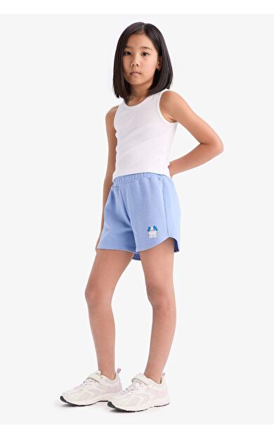 DeFacto Kız Çocuk Beli Lastikli Baskılı Şort E0729A825HSBE303