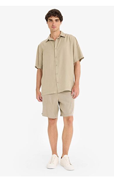 DeFacto Relax Fit Tensel Bermuda E0804AX25SMKH488