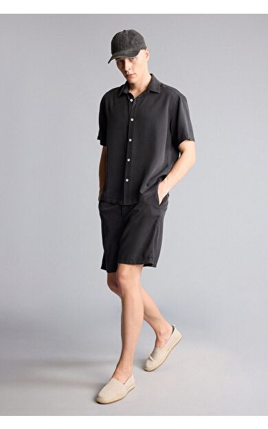 DeFacto Relax Fıt Tencel Bermuda