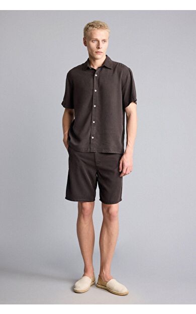 DeFacto Relax Fıt Tencel Bermuda