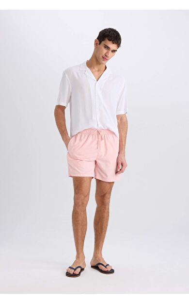 DeFacto File Astarlı Kısa Boy Hızlı Kuruyan Deniz Şortu E0944AX25HSPN155