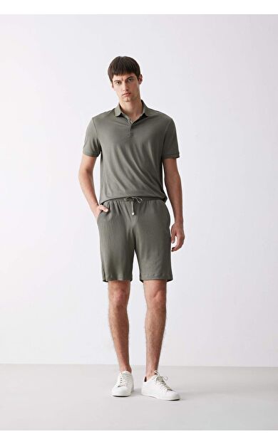 DeFacto Regular Fit Krinkıl Bermuda E0980AX25SMKH401