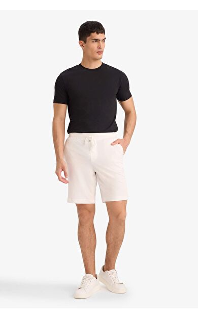 DeFacto Regular Fit Krinkıl Bermuda E0980AX25SMWT32