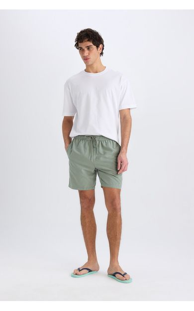 DeFacto Regular Fit Kısa Boy Yumuşak Tuşeli Deniz Şortu E0993AX25HSKH440