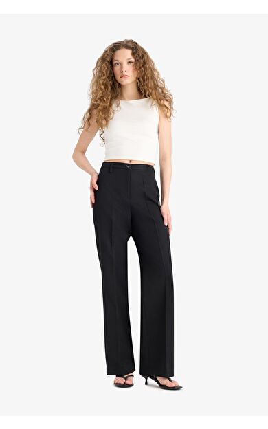 DeFacto Wide Leg Normal Bel Standart Boy Pantolon E1111AX25SPBK27