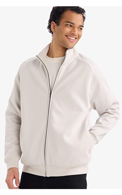 Boxy Fit İçi Yumuşak Tüylü Hırka