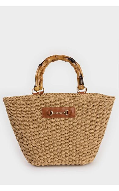 Kadın Hasır Omuz Çantası