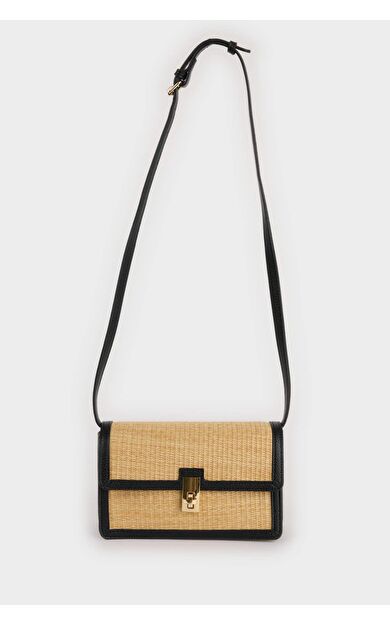 Kadın Hasır Omuz Çantası E1400AXNSBG217