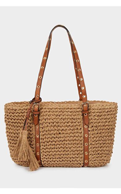 Kadın Hasır Omuz Çantası