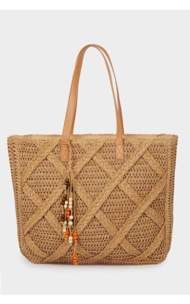 Kadın Hasır Omuz Çantası