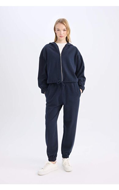 Coool Beli Paçası Lastikli Basic Düz Jogger Eşofman Altı E1478AX24WNNV241