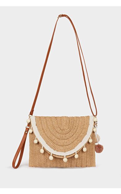 Kadın Hasır Omuz Çantası