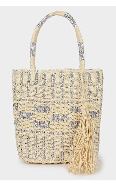 Kadın Hasır Omuz Çantası E1512AXNSBG217