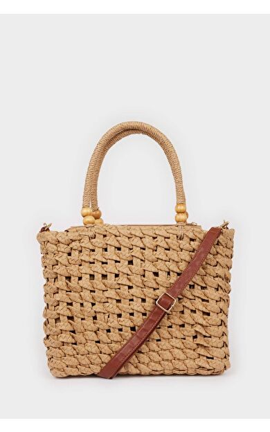 Kadın Hasır Omuz Çantası E1516AXNSBG217