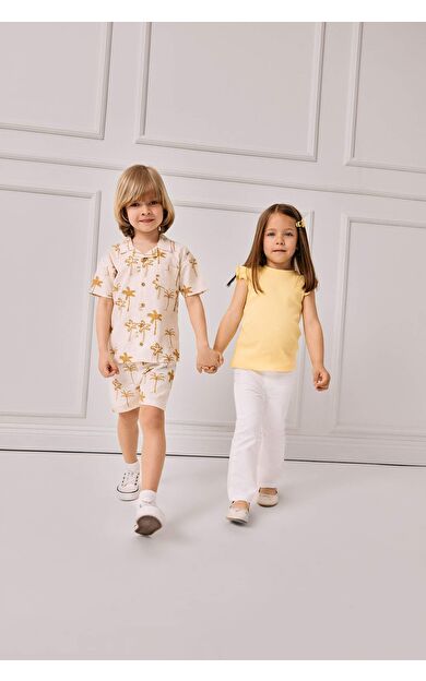 DeFacto Kız Bebek Flare Fit İspanyol Paça Gabardin Pantolon