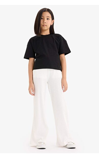 DeFacto Kız Çocuk Wide Leg Geniş Paça Pantolon E1836A825SMER85