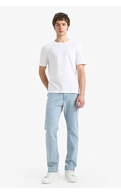 Sergio Regular Fıt Normal Bel Boru Paça Düz Paça Jean Pantolon