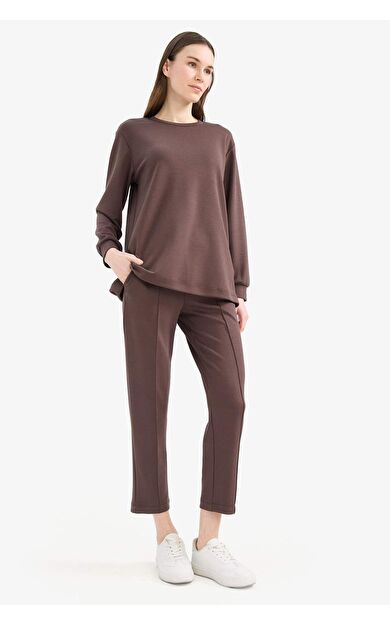 DeFacto Regular Fit Esnek Belli Cepli Basic Düz Pantolon E1954AX25SPBN540