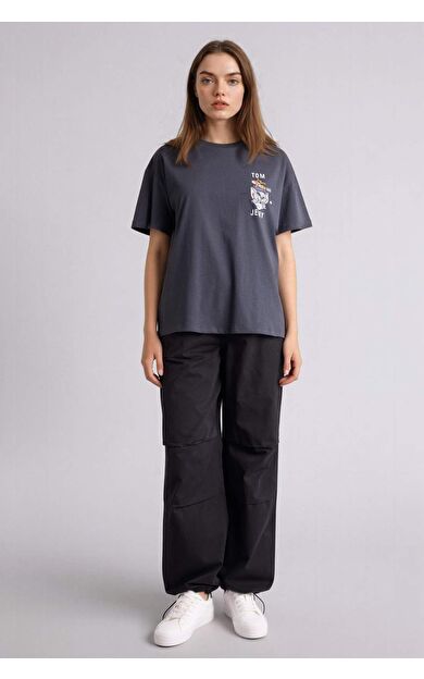 DeFacto Paraşüt Normal Bel Standart Boy Gabardin Pantolon