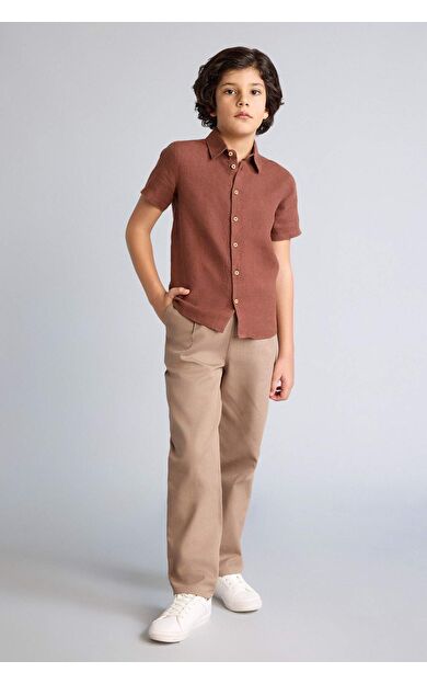 Carrot Fıt Standart Paça Gabardin Pantolon Erkek Çocuk