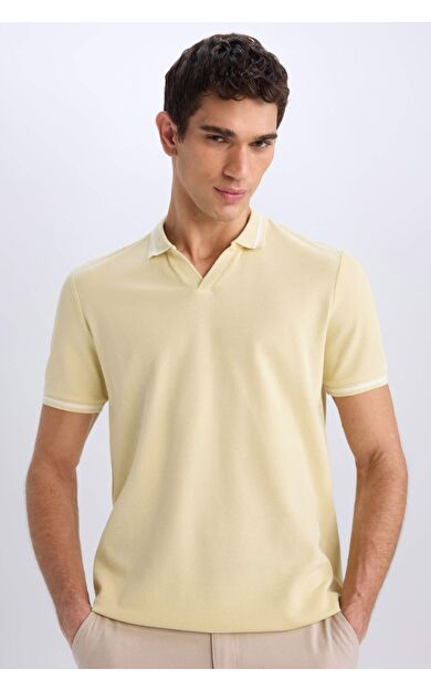 DeFacto Regular Fit Kısa Kollu Polo Tişört E2251AX25SMGN654