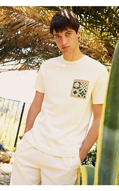 DeFacto %100 Pamuk Regular Fit Bisiklet Yaka Kısa Kollu Tişört