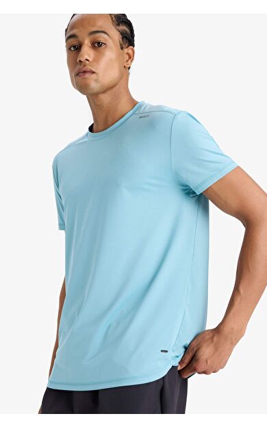 DeFactoFit Standart Fit Bisiklet Yaka Sporcu Kısa Kollu Tişört E2435AX25SMTR519