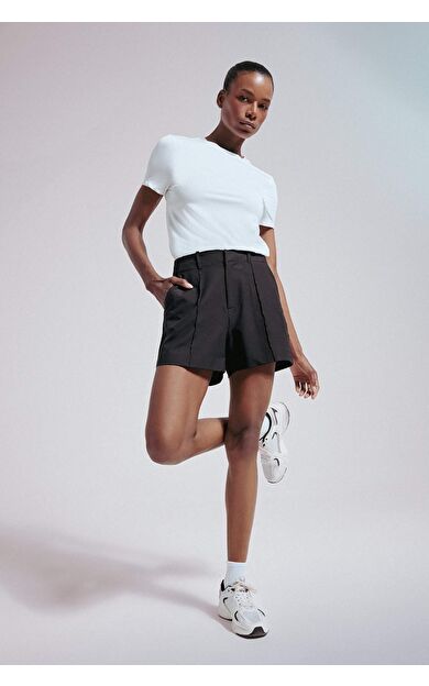 DeFactoFit Standart Fit Dokuma Şort E2543AX25SMBK81