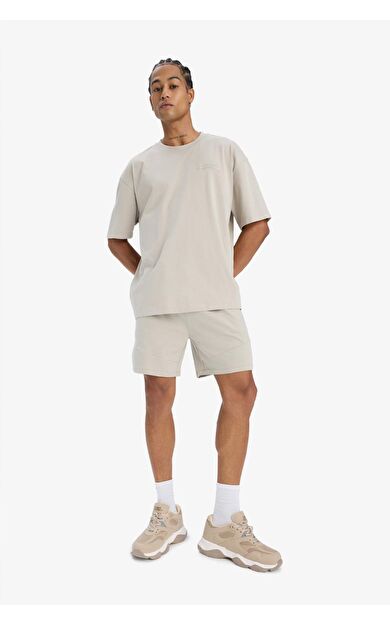 DeFactoFit Standart Fit Sporcu Beli Bağcıklı Cepli Şort E2585AX25SMBG170