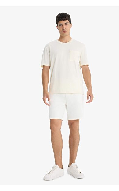 DeFacto Erkek Regular Fit Waffle Şort