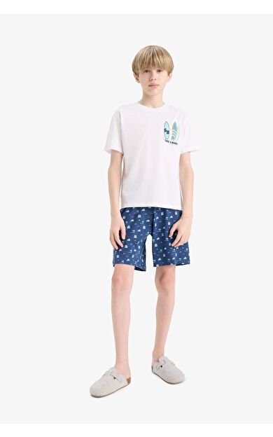 DeFacto Erkek Çocuk Regular Fit 2'li Pijama Takımı E2693A825HSWT34