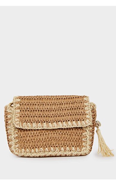 Kadın Hasır Omuz Çantası E2808AXNSBG311