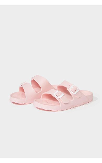 Kadın Düz Taban Çift Bantlı Eva Terlik